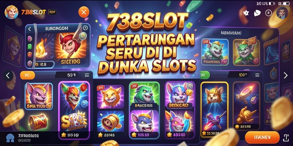 Tampilan gameplay menegangkan di 738SLOT dengan grafis memukau.