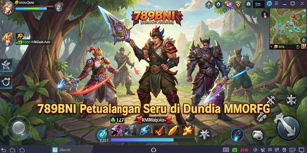 Tampilan gameplay seru dalam dunia MMORPG yang menakjubkan.