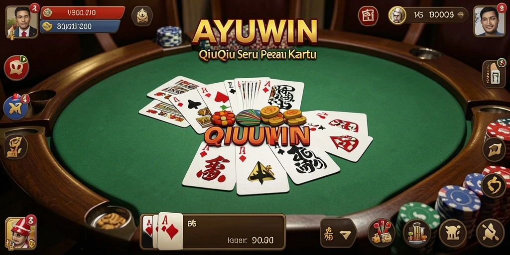 Tampilan gameplay AYUWIN dengan intensitas QiuQiu yang mendebarkan.