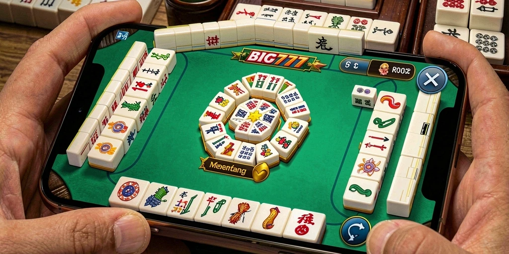 Tampilan menarik dari permainan Mahjong BIG777 dengan berbagai level menantang.