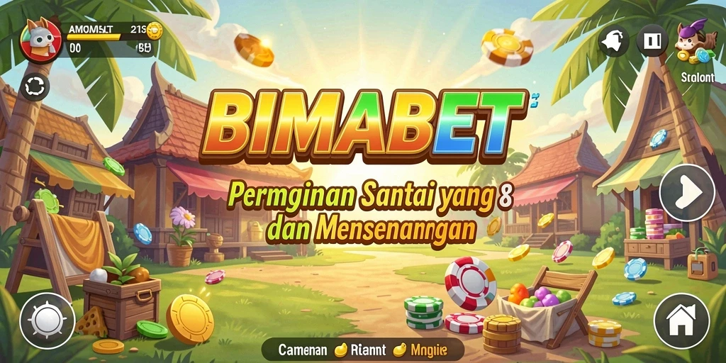 Tampilan gameplay seru dan interaktif dari BIMABET.
