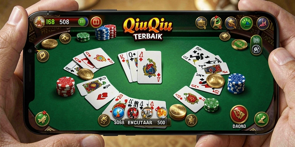 Screenshot gameplay QiuQiu yang menegangkan dan seru.