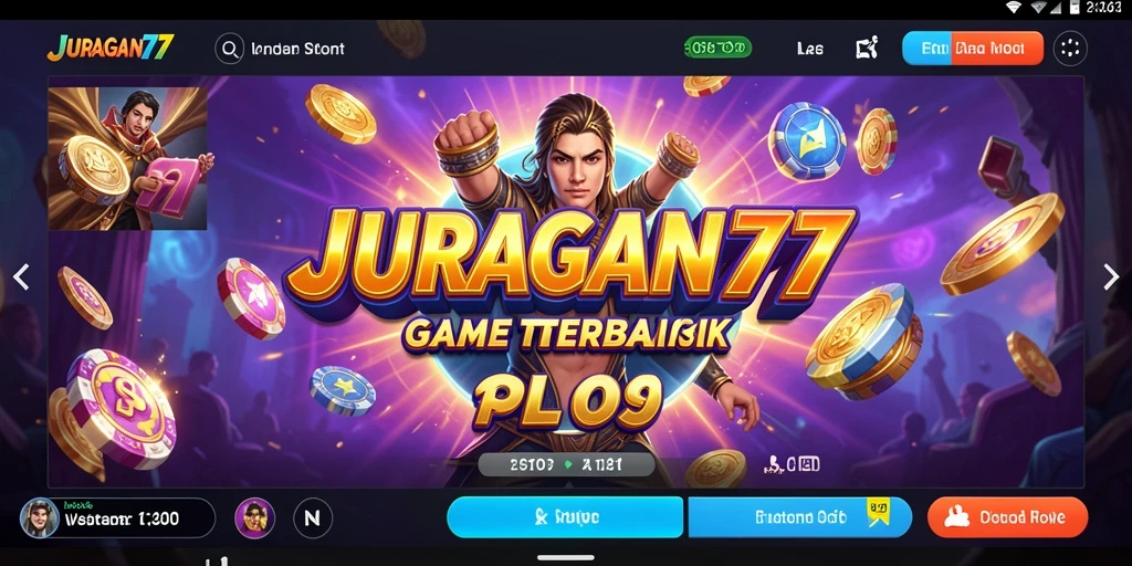 Tampilan gameplay JURAGAN77 yang seru dan mendebarkan.
