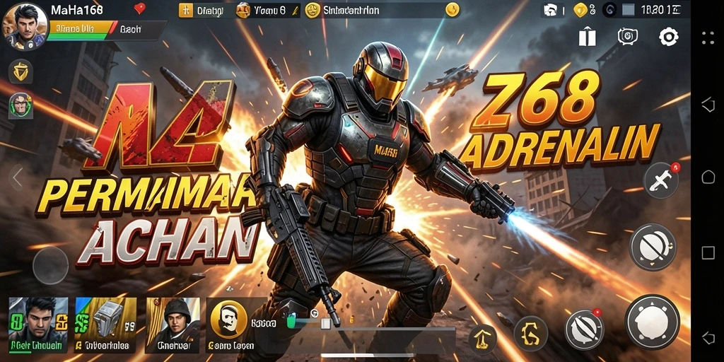 Tangkapan layar gameplay <strong>MAHA168</strong> yang penuh aksi dan tantangan.
