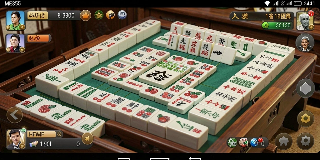 Gameplay seru dari ME355 yang menghadirkan Mahjong klasik.