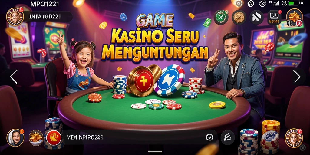 Gameplay seru dalam aplikasi Kasino MPO1221.