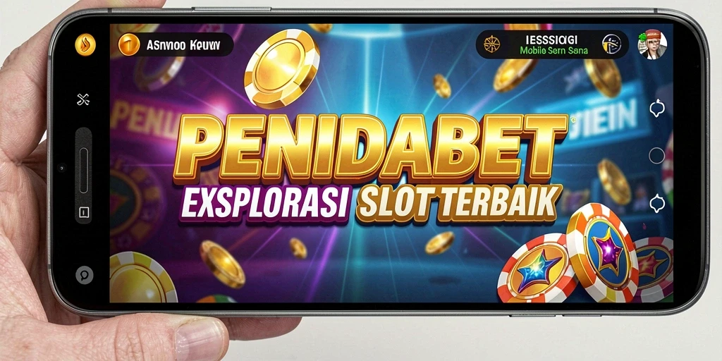 Screenshot gameplay PENIDABET menampilkan slot yang berwarna-warni dan menarik.