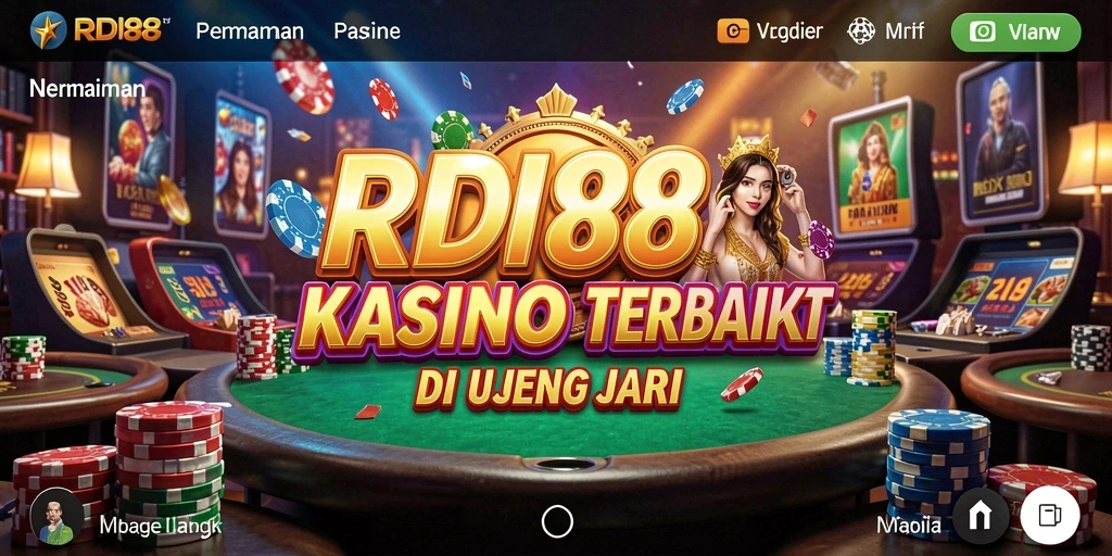 Screenshot RDI88 menunjukkan gameplay Kasino yang seru dan interaktif.
