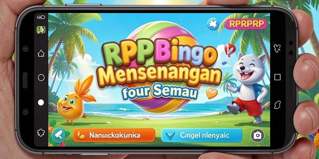 Tampilan gameplay RPRPRP yang menarik dan penuh warna.