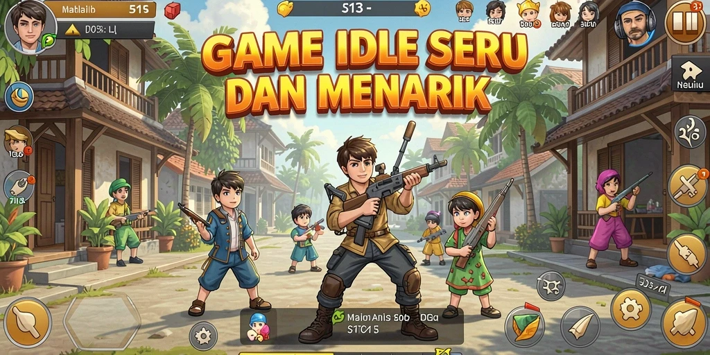 Tampilan gameplay S13 yang menarik dengan elemen Idle yang memikat.