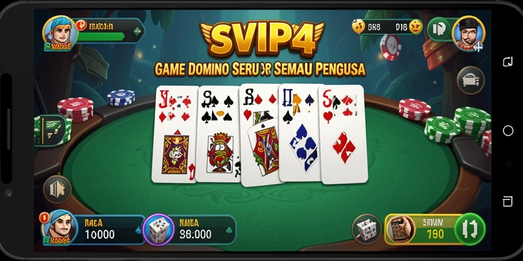 Tampilan gameplay menarik dari game Domino SVIP4.
