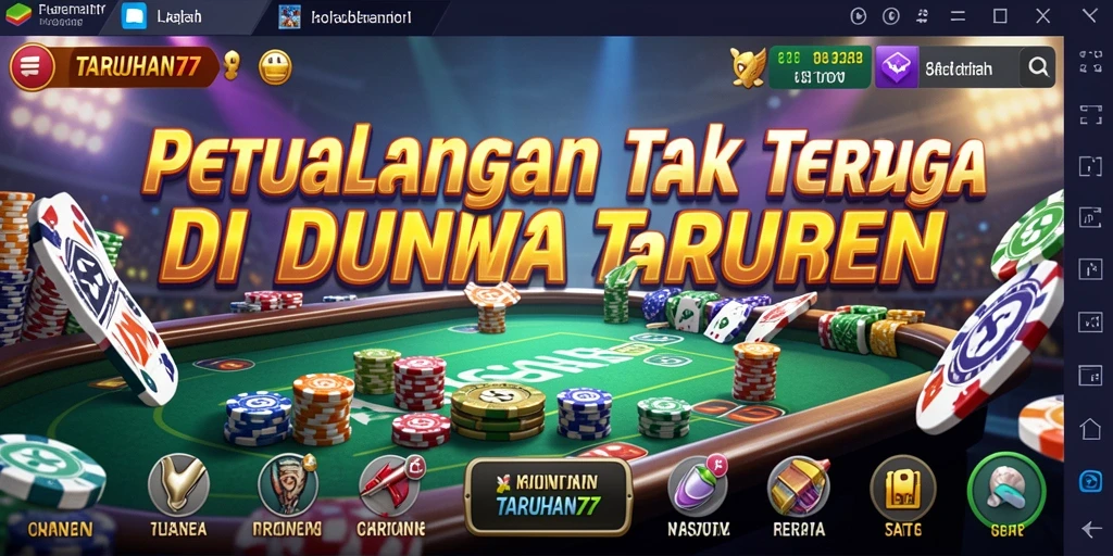 Gameplay seru dan grafis menakjubkan dalam TARUHAN77.
