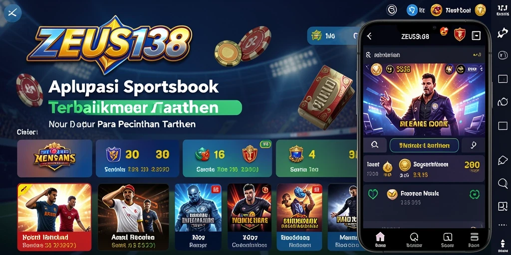 Tangkapan layar utama ZEUS138 menampilkan tampilan antarmuka sportsbook yang menarik.