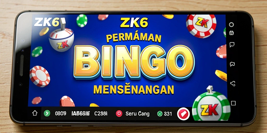 Screenshot utama ZK6 menampilkan gameplay Bingo yang seru dan interaktif.